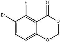 6-Bromo-5-fluoro-4H-benzo[d][1,3]dioxin-4-one Structure