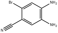 4,5-Diamino-2-bromobenzonitrile Struktur