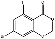 7-Bromo-5-fluoro-4H-benzo[d][1,3]dioxin-4-one Struktur