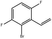 2-Bromo-3,6-difluorostyrene Struktur