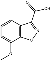 7-Methoxybenzo[d]isoxazole-3-carboxylic acid Struktur