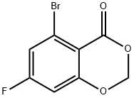 5-Bromo-7-fluoro-4H-benzo[d][1,3]dioxin-4-one Struktur