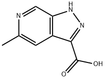 5-Methyl-1H-pyrazolo[3,4-c]pyridine-3-carboxylic acid Struktur