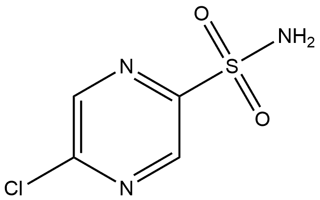 5-Chloro-pyrazine-2-sulfonic acid amide Struktur