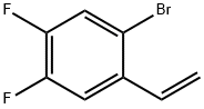 2-Bromo-4,5-difluorostyrene Struktur