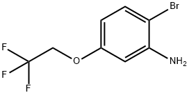 2-Bromo-5-(2,2,2-trifluoroethoxy)aniline Struktur