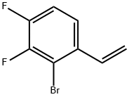 2-Bromo-3,4-difluorostyrene Struktur