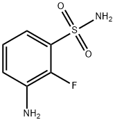 3-Amino-2-fluorobenzenesulphonamide Struktur