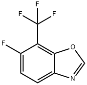 6-Fluoro-7-(trifluoromethyl)-1,3-benzoxazole Struktur