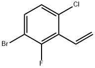 3-Bromo-6-chloro-2-fluorostyrene Struktur