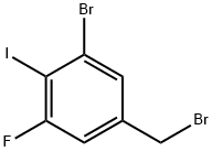 3-Bromo-5-fluoro-4-iodobenzyl bromide Structure