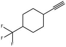 Cyclohexane, 1-ethynyl-4-(trifluoromethyl)- Struktur