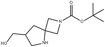 Tert-Butyl 7-(Hydroxymethyl)-2,5-Diazaspiro[3.4]Octane-2-Carboxylate(WX102208) Struktur