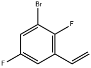 3-Bromo-2,5-difluorostyrene Struktur