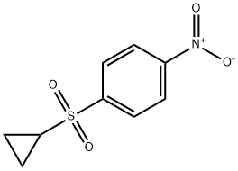 Benzene, 1-(cyclopropylsulfonyl)-4-nitro- Struktur