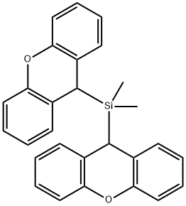 Silane, dimethyldi-9H-xanthen-9-yl- (9CI) Struktur