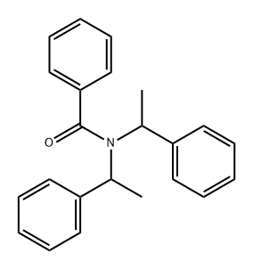 Benzamide, N,N-bis(1-phenylethyl)- Struktur