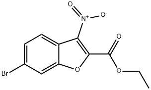 Ethyl 6-bromo-3-nitrobenzofuran-2-carboxylate Struktur