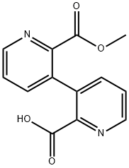 2''-(Methoxycarbonyl)-[3,3''-bipyridine]-2-carboxylic acid Struktur