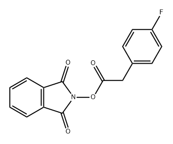 1,3-Dioxoisoindolin-2-yl 2-(4-fluorophenyl)acetate Struktur