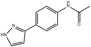 3-(4-Acetamidophenyl)-1H-pyrazole Struktur