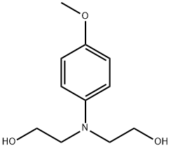 Ethanol, 2,2'-[(4-methoxyphenyl)imino]bis- Struktur