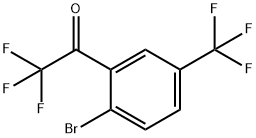 2'-Bromo-2,2,2-trifluoro-5'-(trifluoromethyl)acetophenone Struktur