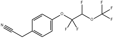 4-[1,1,2-Trifluoro-2-(trifluoromethoxy)ethoxy]phenylacetonitrile Struktur