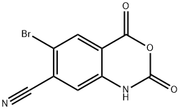 4-Cyano-5-bromoisatoic anhydride Struktur