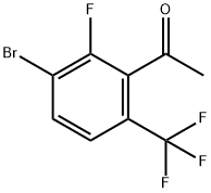 3’-Bromo-2’-fluoro-6’-(trifluoromethyl)acetophenone Struktur