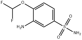 3-Amino-4-(difluoromethoxy)benzenesulphonamide Struktur