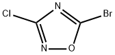 5-Bromo-3-chloro-1,2,4-oxadiazole Struktur