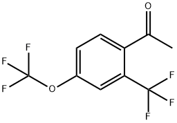 4-(Trifluoromethoxy)-2-(trifluoromethyl)acetophenone Struktur