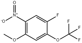 4-Fluoro-2-nitro-5-(trifluoromethoxy)anisole Struktur