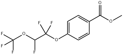 Methyl 4-[1,1,2-trifluoro-2-(trifluoromethoxy)ethoxy]benzoate Struktur