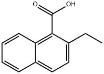 1-Naphthalenecarboxylic acid, 2-ethyl- Struktur