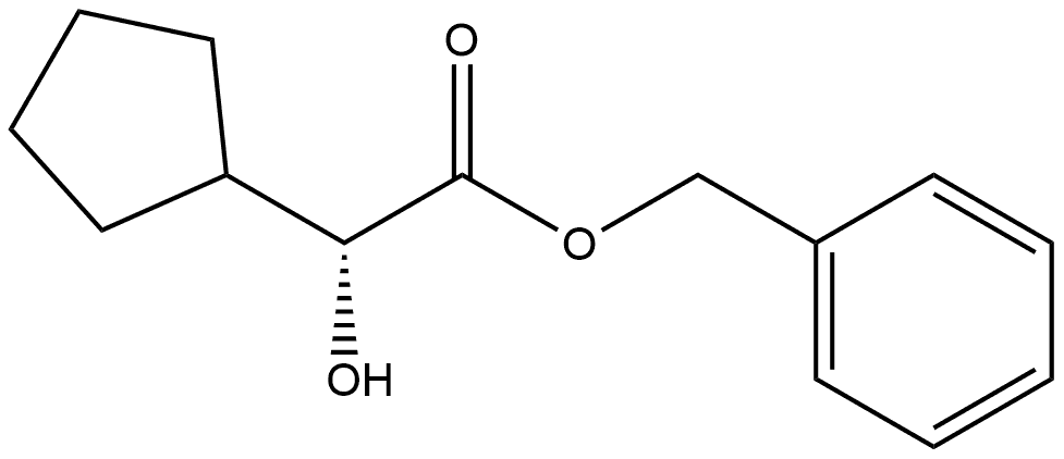 (R)-2-環(huán)戊基-2-羥基乙酸芐酯, 200112-56-7, 結(jié)構(gòu)式