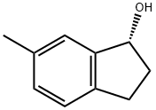 1H-Inden-1-ol, 2,3-dihydro-6-methyl-, (1R)- Struktur