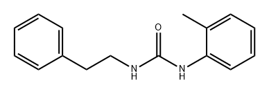 Urea, N-(2-methylphenyl)-N'-(2-phenylethyl)- Struktur