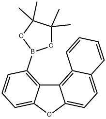 Benzo[b]naphtho[1,2-d]furan, 11-(4,4,5,5-tetramethyl-1,3,2-dioxaborolan-2-yl)- Struktur