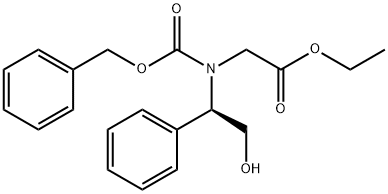 Glycine, N-[(1R)-2-hydroxy-1-phenylethyl]-N-[(phenylmethoxy)carbonyl]-, ethyl ester