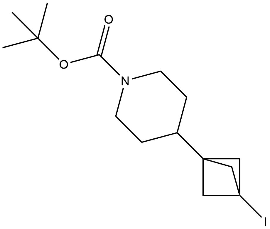 4-(3-碘二環(huán)[1.1.1]戊-1-基)哌啶-1-甲酸叔丁酯, 2020069-99-0, 結(jié)構(gòu)式