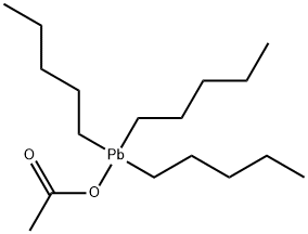 Tripentylplumbanyl-acetic acid (1:1) Struktur