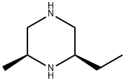 Piperazine, 2-ethyl-6-methyl-, (2R,6S)- Struktur