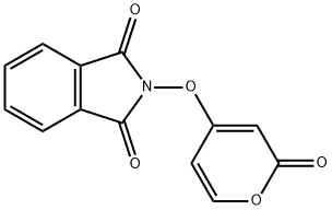 2-[(2-oxo-2H-pyran-4-yl)oxy]-1H-isoindole-1,3(2H)-dione Struktur