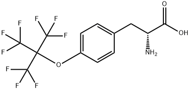 D-Tyrosine, O-[2,2,2-trifluoro-1,1-bis(trifluoromethyl)ethyl]- Struktur