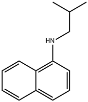 1-Naphthalenamine, N-(2-methylpropyl)- Struktur