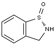 1,2-Benzisothiazole, 2,3-dihydro-, 1-oxide, (1S)- Struktur