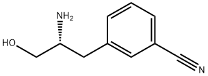 Benzonitrile, 3-[(2R)-2-amino-3-hydroxypropyl]- Struktur