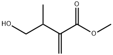 Butanoic acid, 4-hydroxy-3-methyl-2-methylene-, methyl ester Struktur